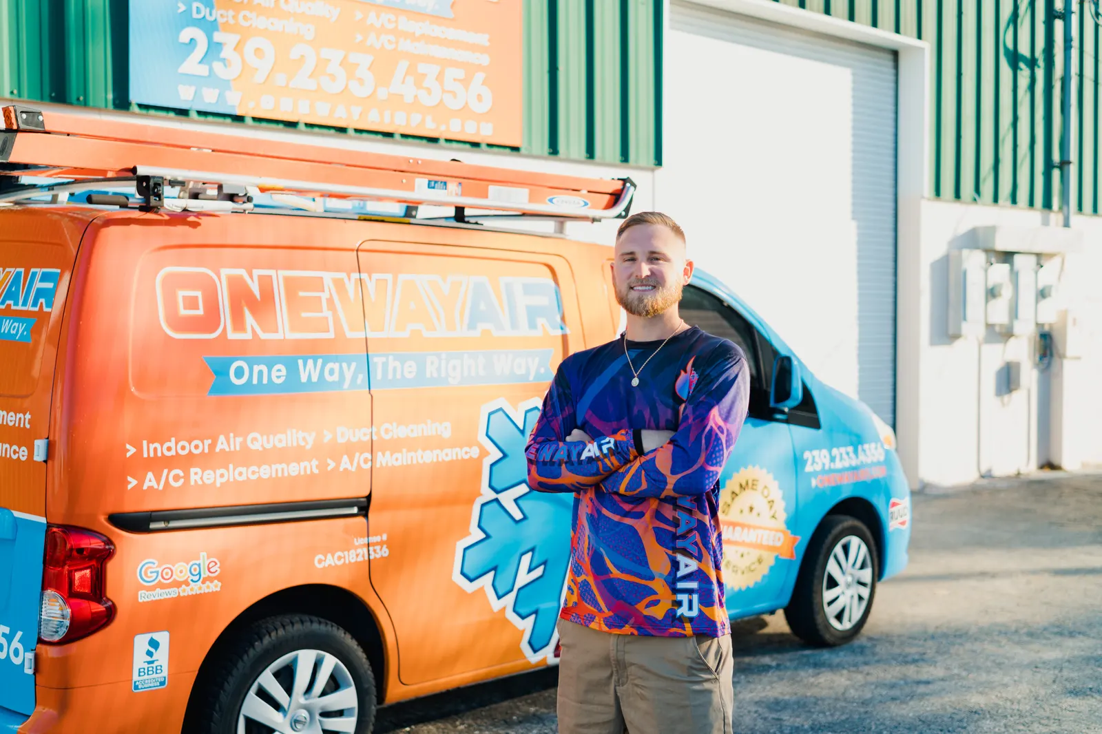 One Way Air HVAC team